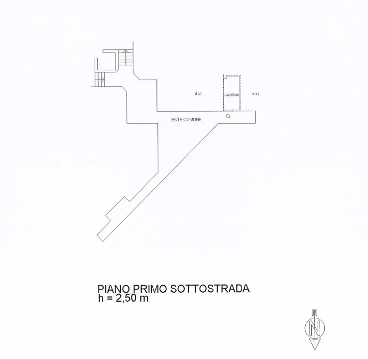 Plan - Trilocale with Balconies in Cantù