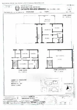 Floor Plan - Signorile Villa with Garden in Crevalcore