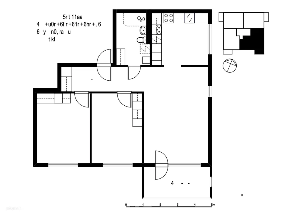 Plaan - Spacious Apartment with Balcony in Lahti