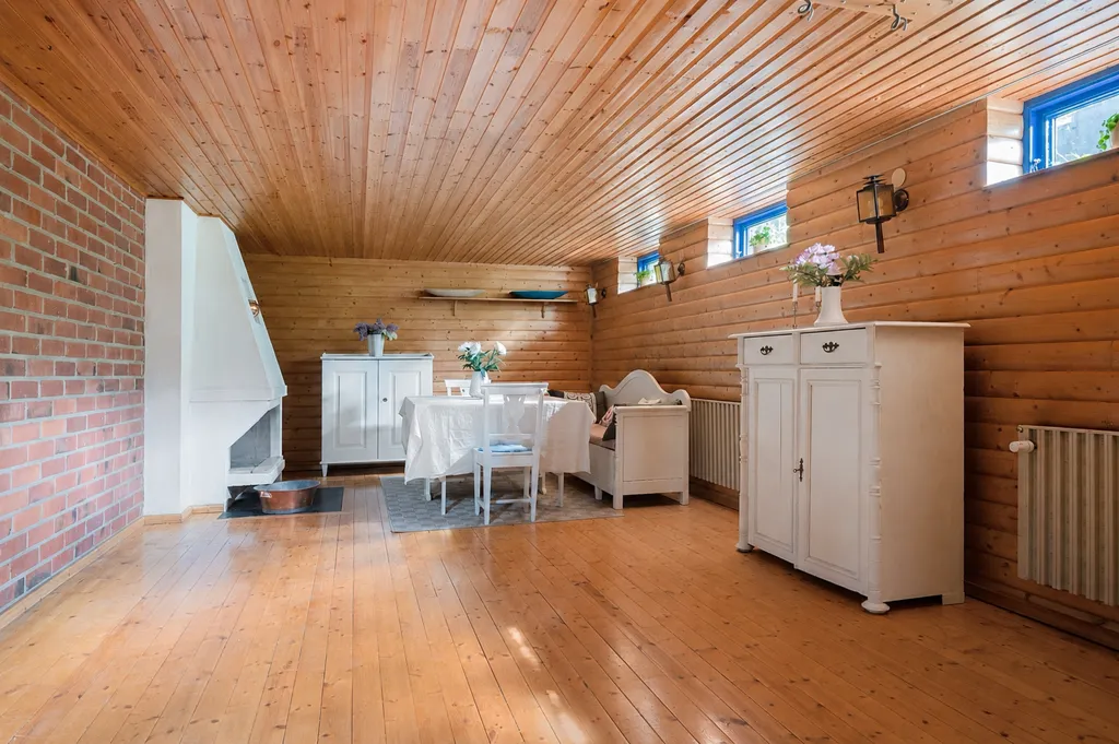 Séjour - Charismatic Bungalow with Basement in Fridhem