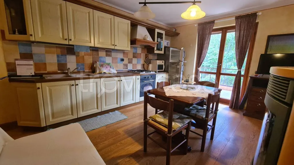 Cuisine - Apartment with Terrace in Limone Piemonte