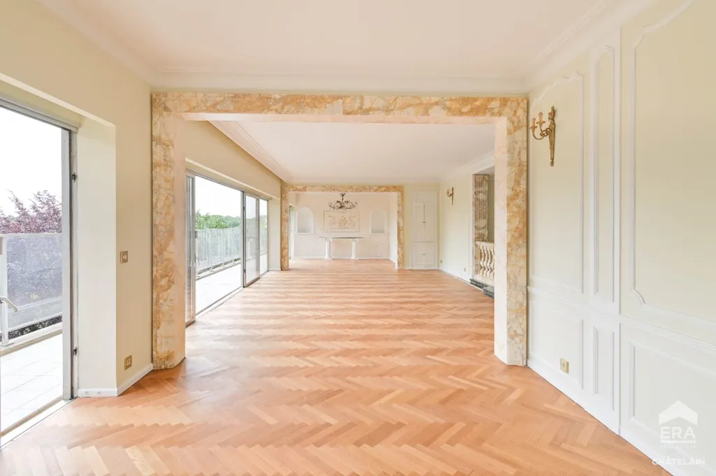 Séjour - Appartement avec terrasses sur l'Avenue Franklin Roosevelt à Bruxelles