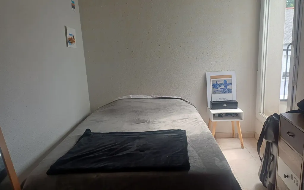 Chambres - Appartement T2 avec Balcon à Saint-Brieuc