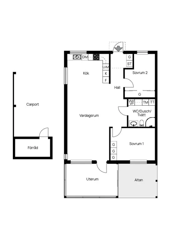 Plaan - Modern Flat with Garden in Stockholm