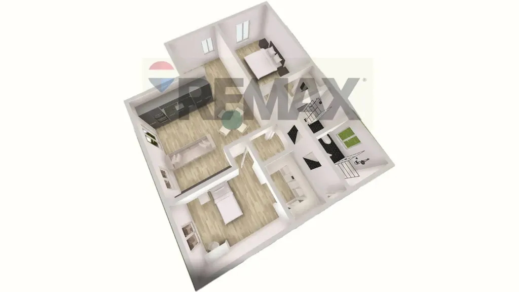 Floor Plan - Newly Built Apartment with Garden in Terranuova Bracciolini