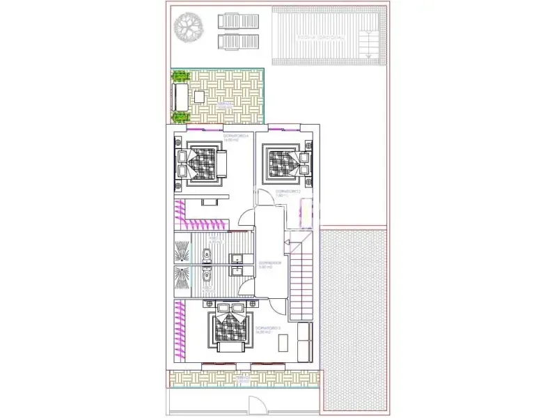 Plaan - Newly Built Chalet with Garden in Cuacos de Yuste