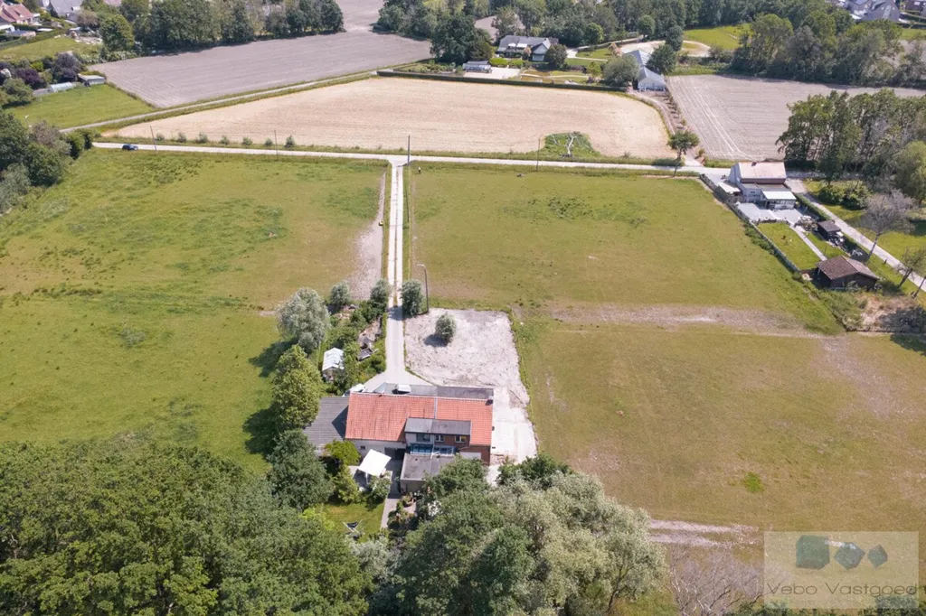 Õhuvaade - Renovated House with Garden in Itegem