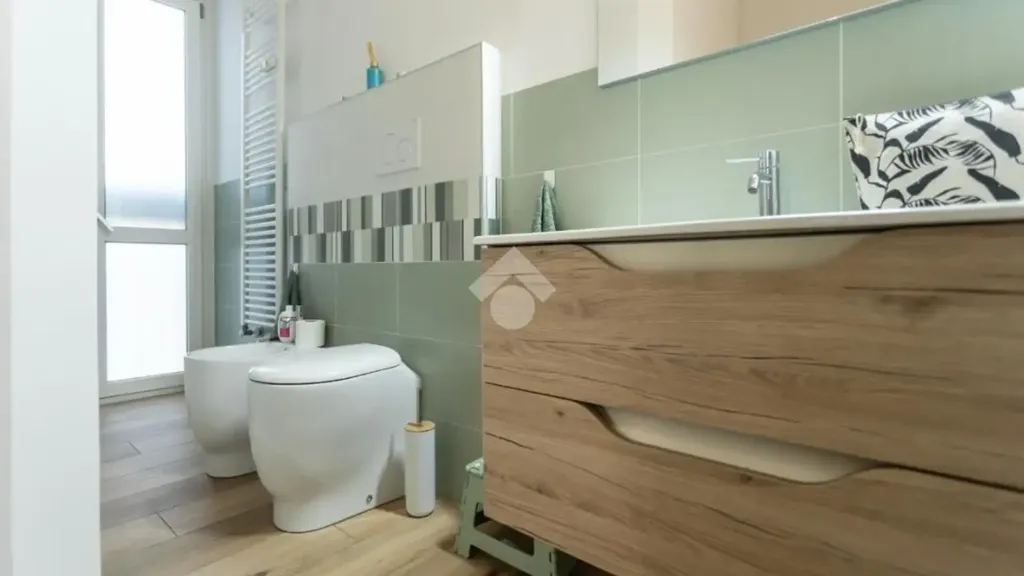 Salles de bain - Modernised Apartment with Balcony in Turin