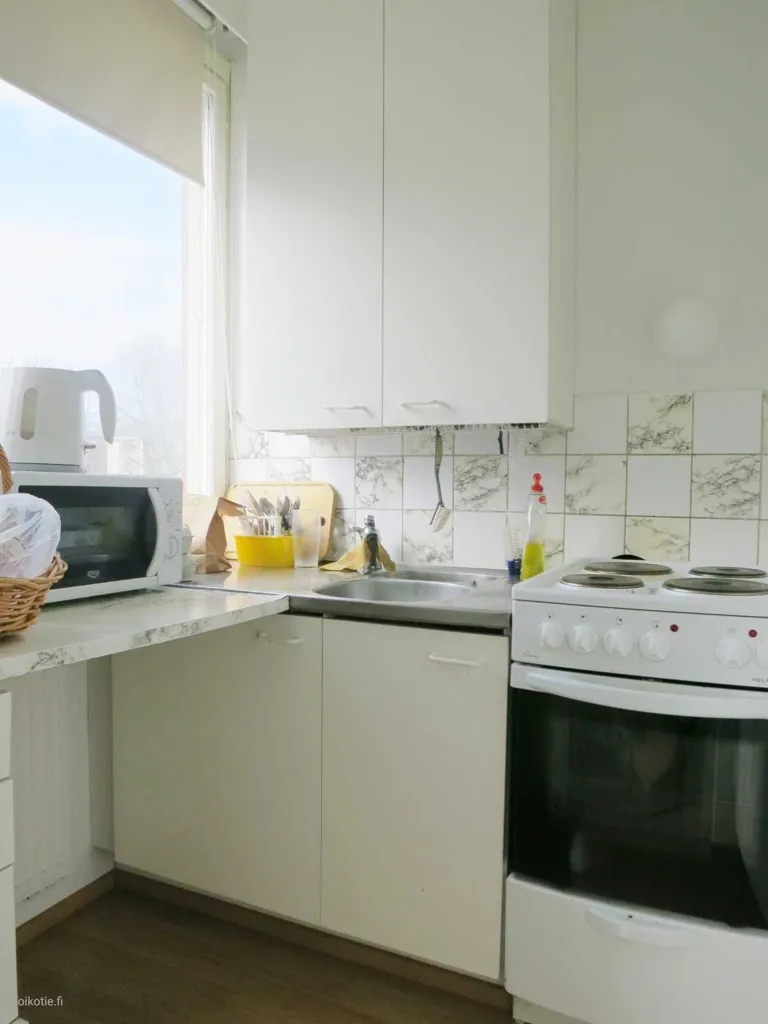 Cuisine - Bright Studio with Kitchenette in Turku