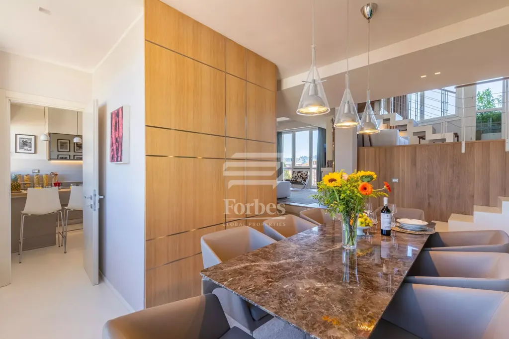 Salle à manger - Renovated Penthouse with Panoramic Terrace in Florence