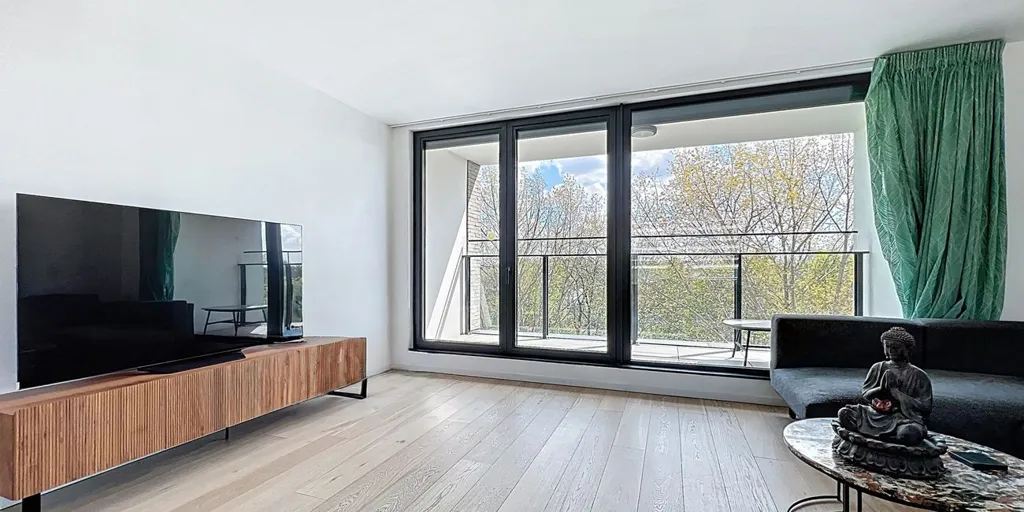 Séjour - Appartement avec Terrasse et Parking à Schaarbeek