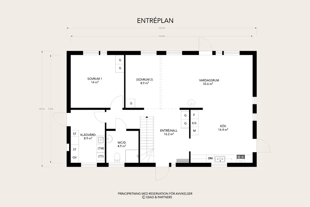 Plaan - Generous Plot with Natural Setting near Gråbo