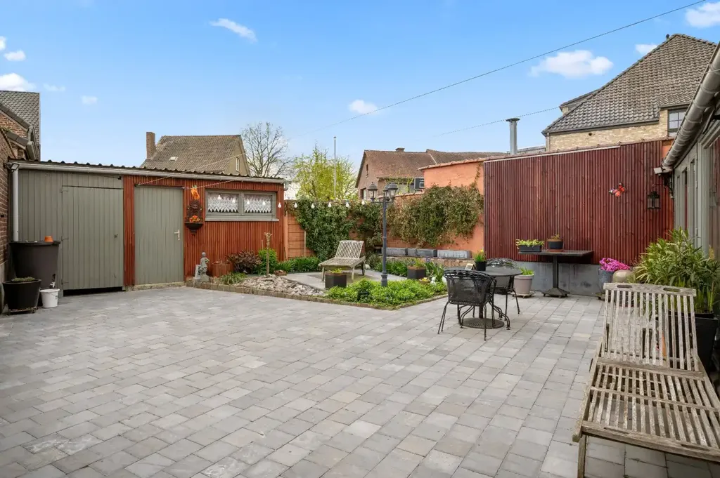 Jardin - Rijwoning avec Jardin et 2 Garages à Boutersem