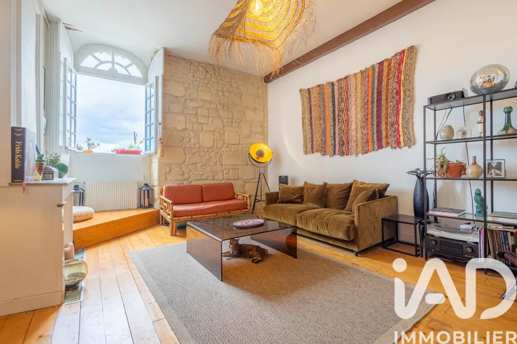 Soggiorno - Duplex Apartment with Garonne View in Bordeaux
