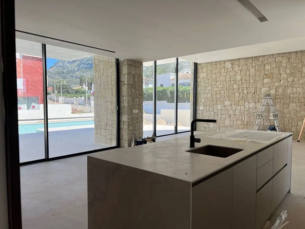 Köök - Contemporary Villa with Pool in Dénia
