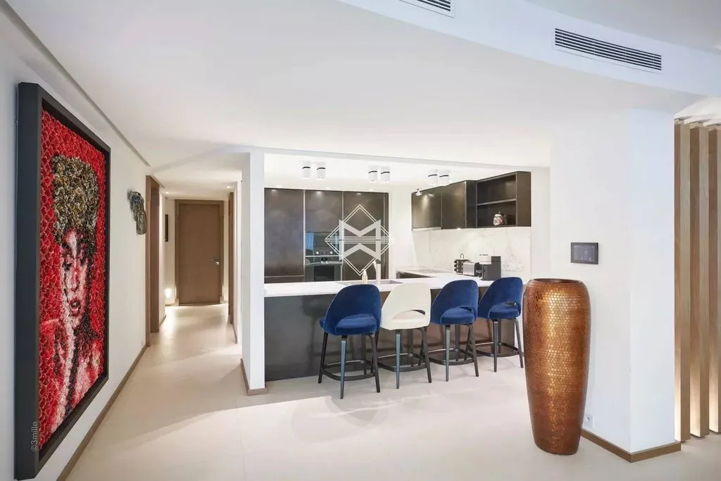 Köök - Luxury Flat with Sea View in Cannes