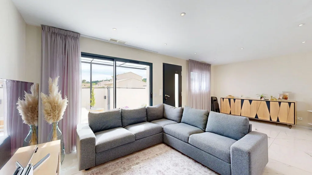 Soggiorno - Contemporary House with Pool in Malemort-du-Comtat