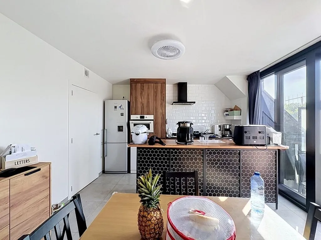 Cuisine - Duplex Moderne avec Terrasse à Ninove