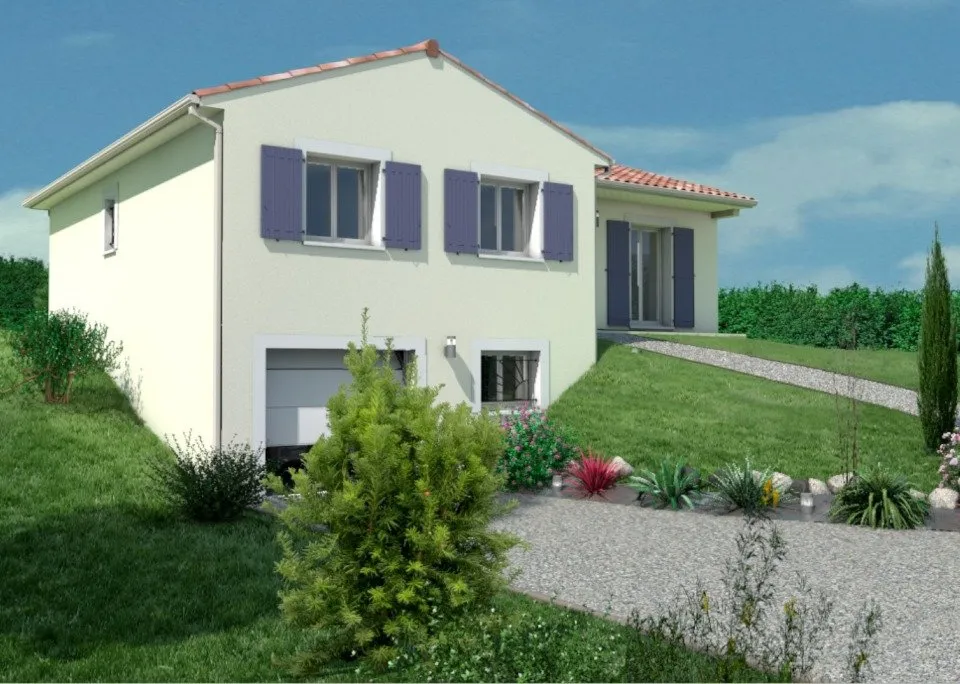 Contemporary House with Garden in Lempaut