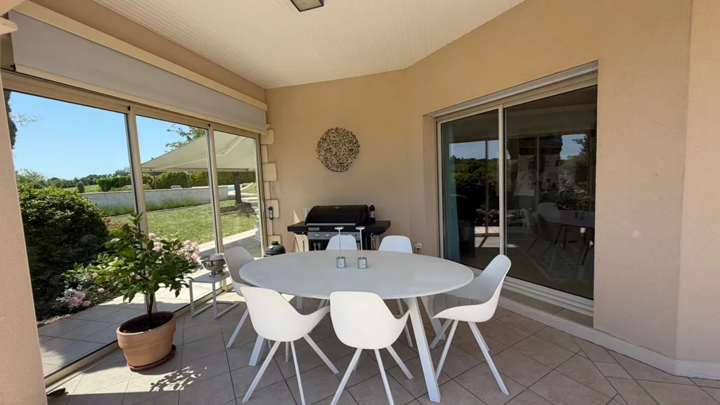 Terrasse - Maison contemporaine avec piscine au Sud-Ouest de Bergerac