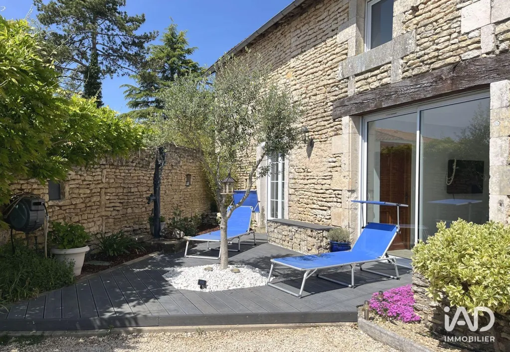 Jardin - Maison Rénovée en Pierre avec Jardin à Vouillé