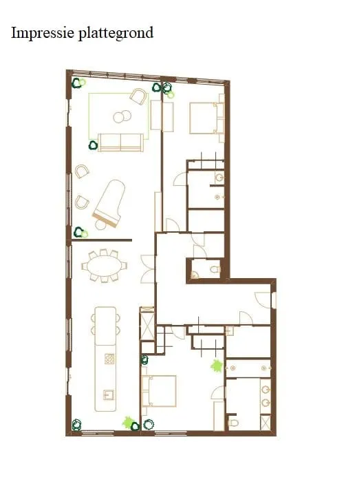 Plan - Apartment with Large Terrace at Het Maalwater, Heiloo