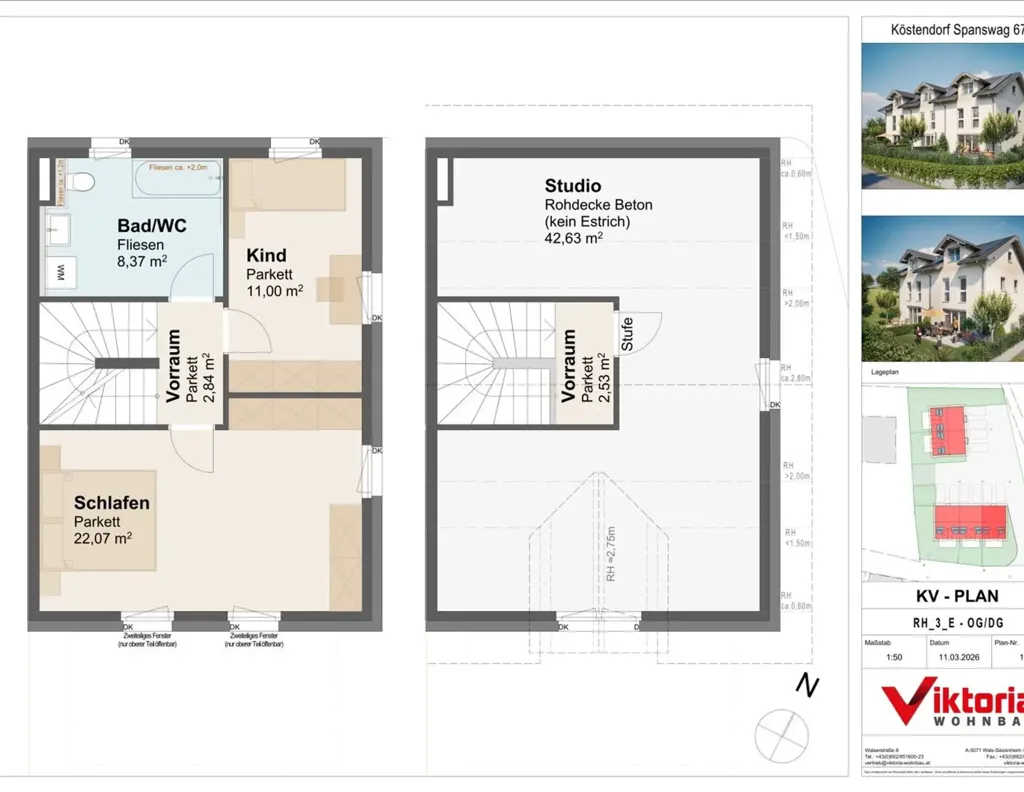 Plan - Modern Terraced House in Köstendorf