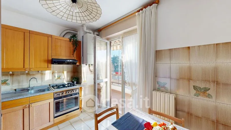 Köök - Bright Triplex with Balcony in Castiglione Olona