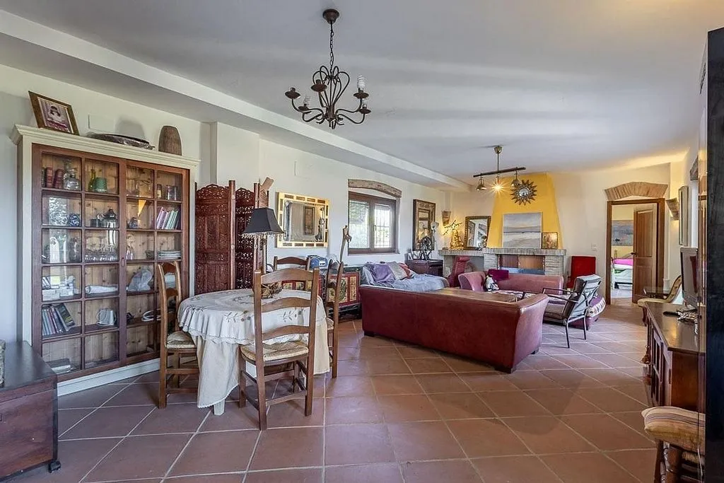 Séjour - Chalet with Pool and Terrace in Atarfe
