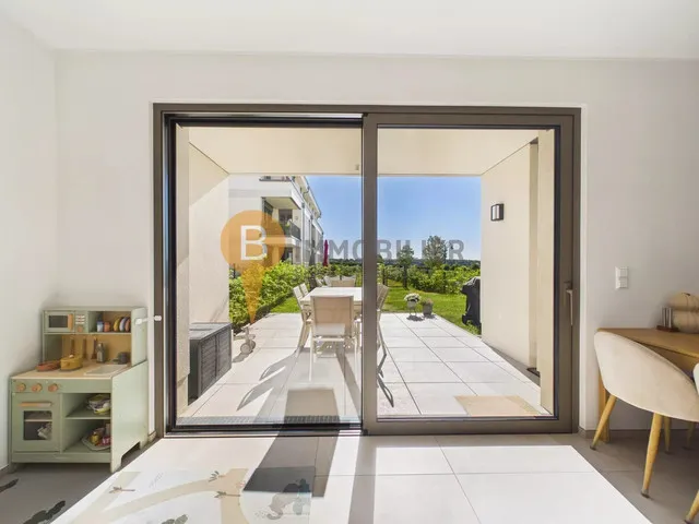 Terrace - Modern Apartment with Terrace in Nospelt