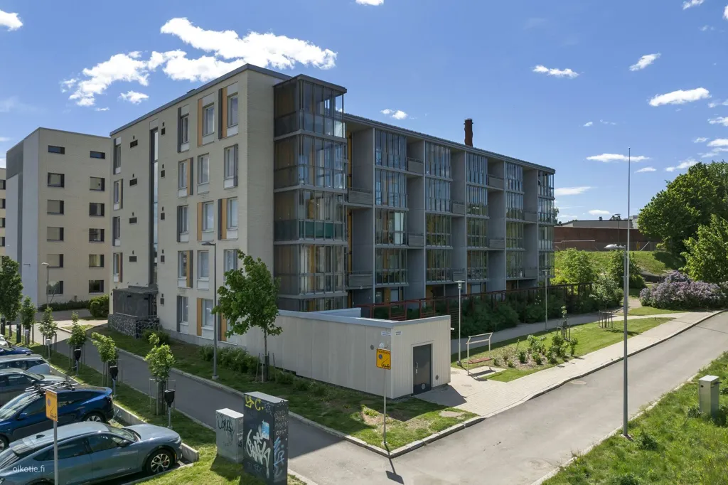 Vue aérienne - Modern Flat with Balcony in Hermanni, Helsinki