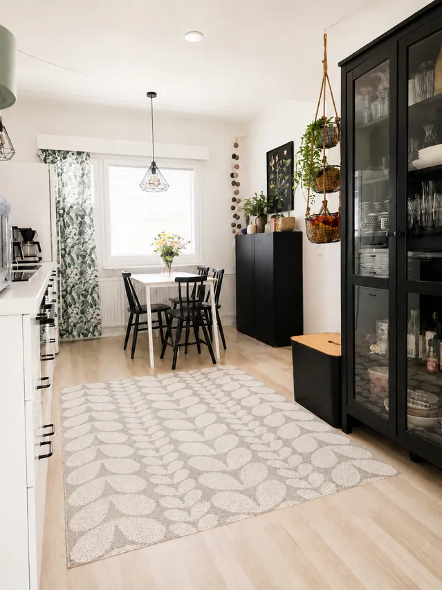 Cucina - Terrace Flat with Garden in Siltamäki