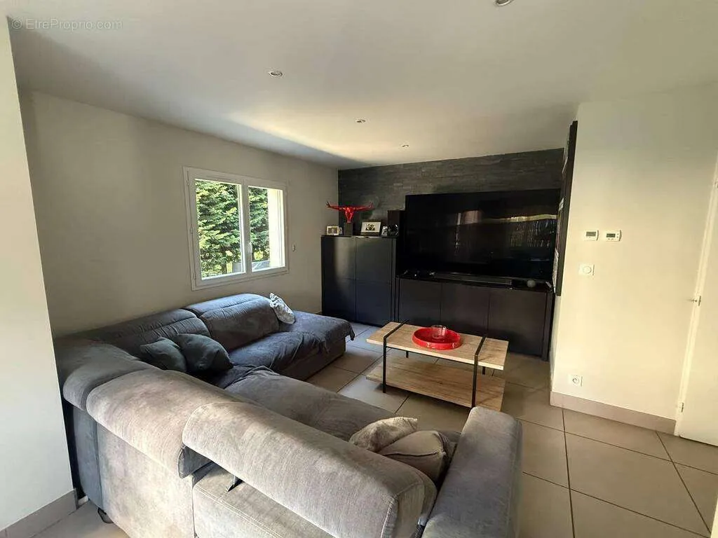 Living Room - Linked Villa with Large Terrace in Saint-Genis-Pouilly
