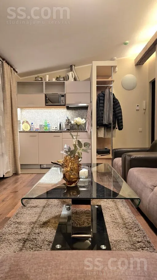 Séjour - Light Penthouse with Home Cinema in Riga Centre