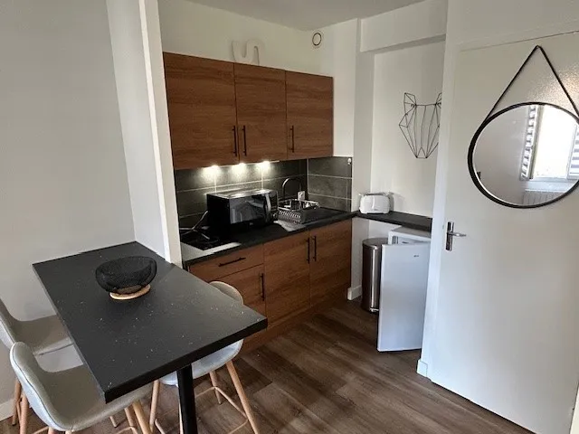 Köök - Renovated Studio with Parking in Saumur