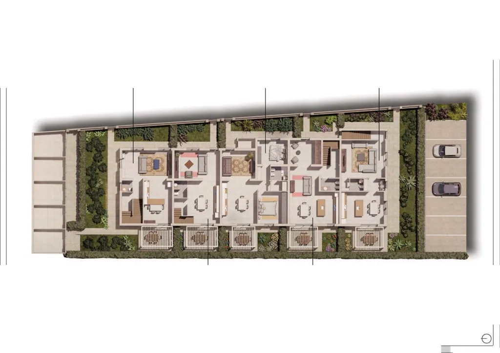 Plaan - New Terratetto with Garden in Empoli