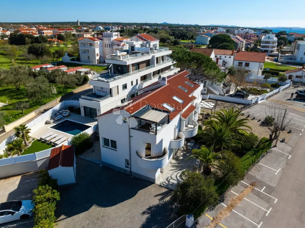 Vista aerea - Modern House with Sea View in Zaton, Nin