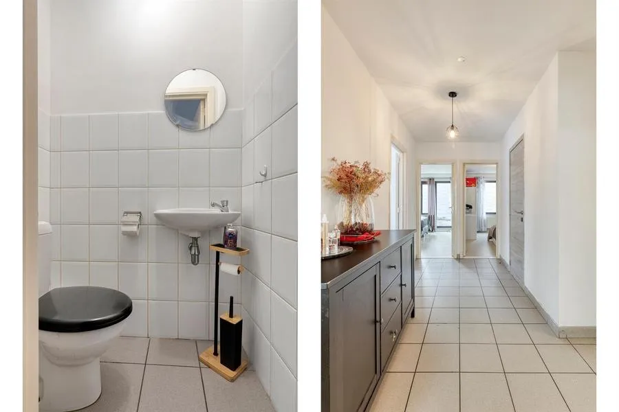 Salles de bain - Appartement avec Garage dans Zone Résidentielle à Deurne