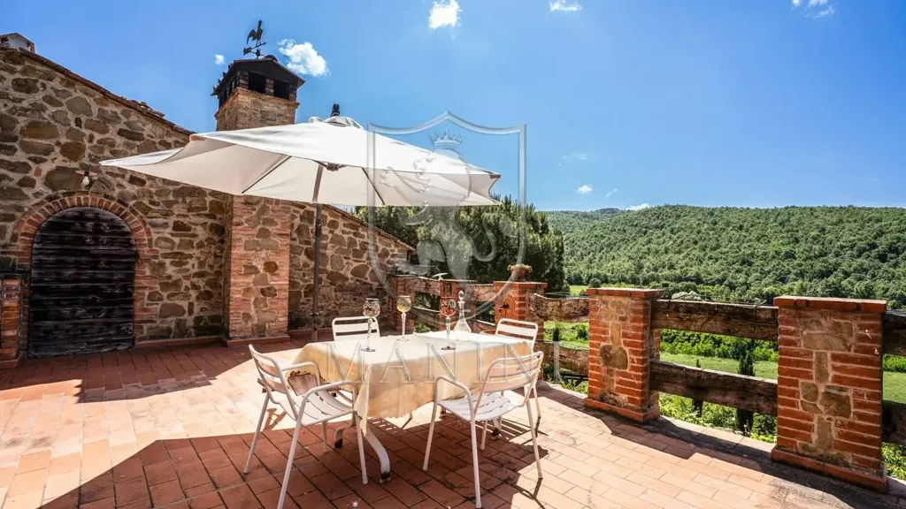 Terrasse - Historic Castle with Garden in Sinalunga