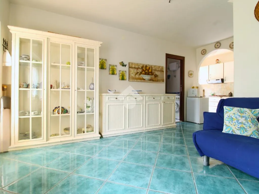 Séjour - Duplex with Private Garden in Villammare
