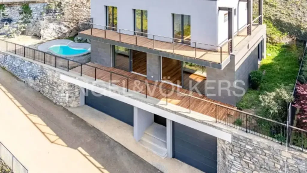 Õhuvaade - Modern Villa with Lake View in Torno