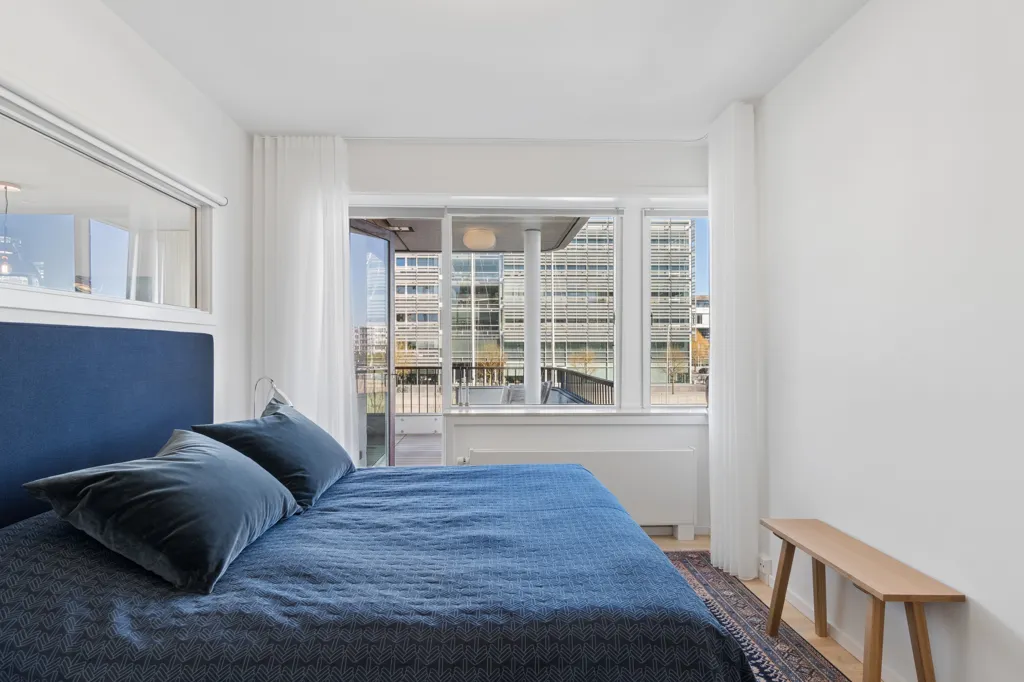 Chambres - Functionalist Flat with Harbour View in Hellerup