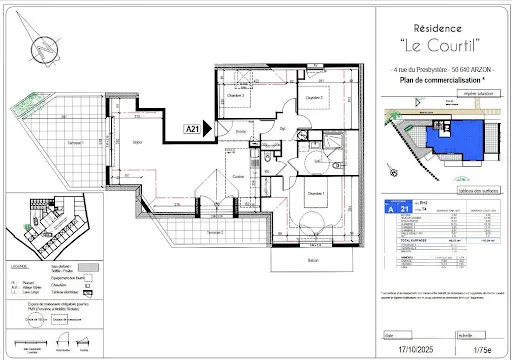Plaan - Luxury Apartment with Terraces in Arzon Centre