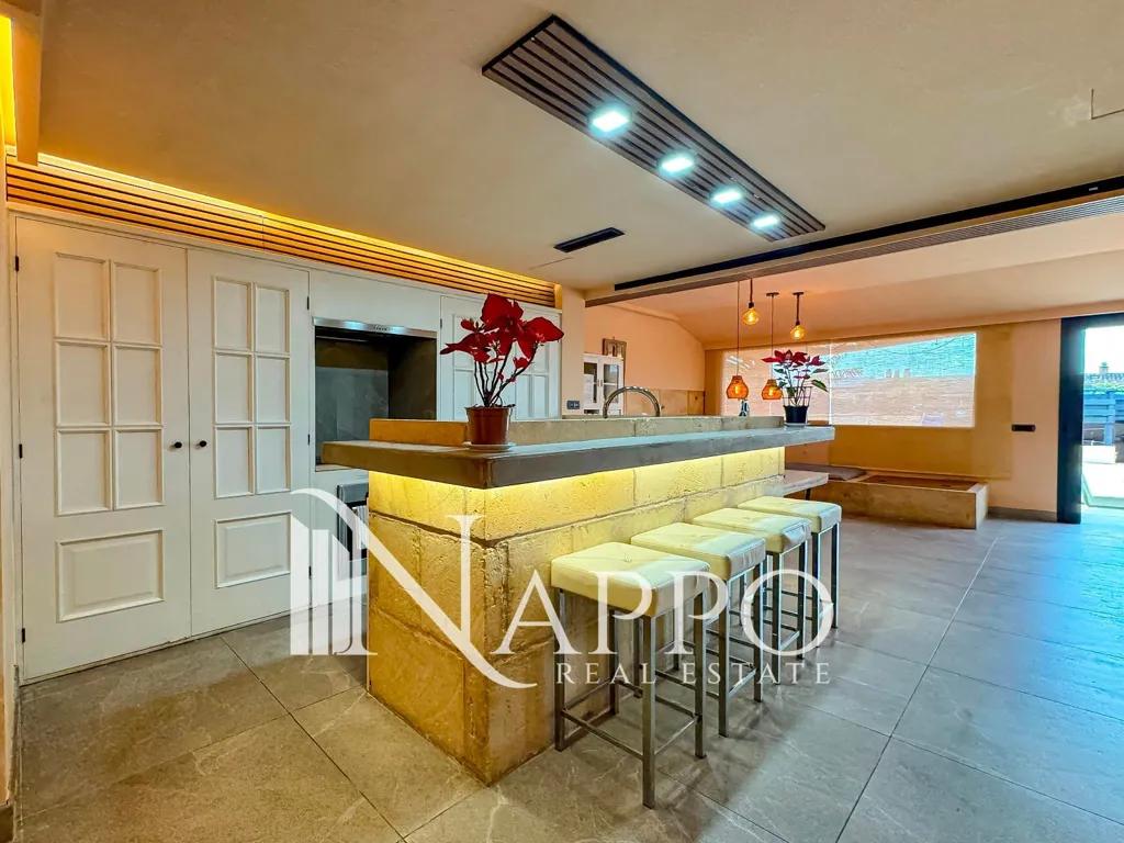 Cuisine - Terraced House with Pool in Pòrtol