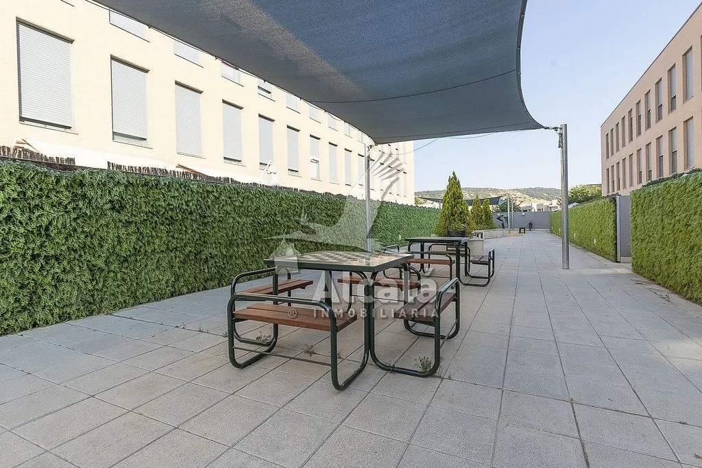 Terrasse - 1-Bed Flat with Pool in Los Hueros