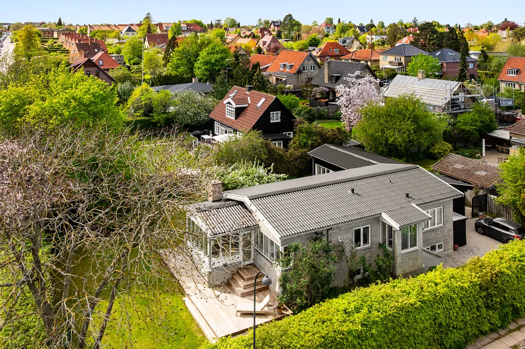 Vue aérienne - Maison 8 pièces à Gentofte