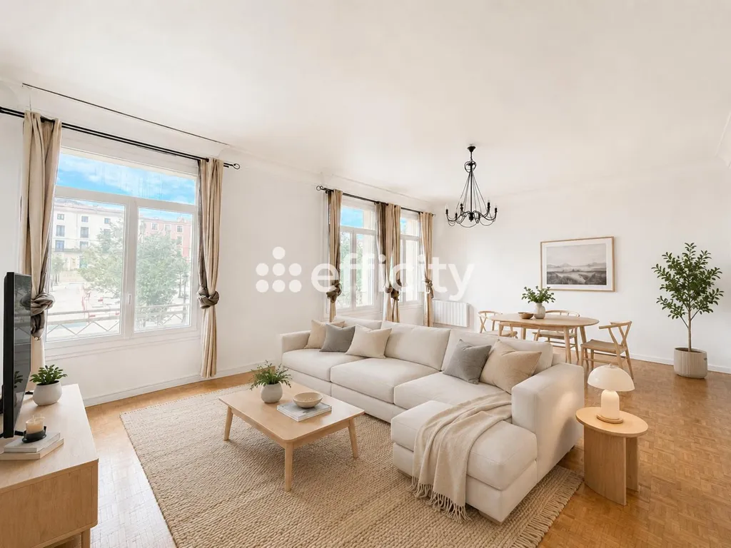Séjour - Appartement de Caractère avec Vue Mont Saint-Clair à Sète