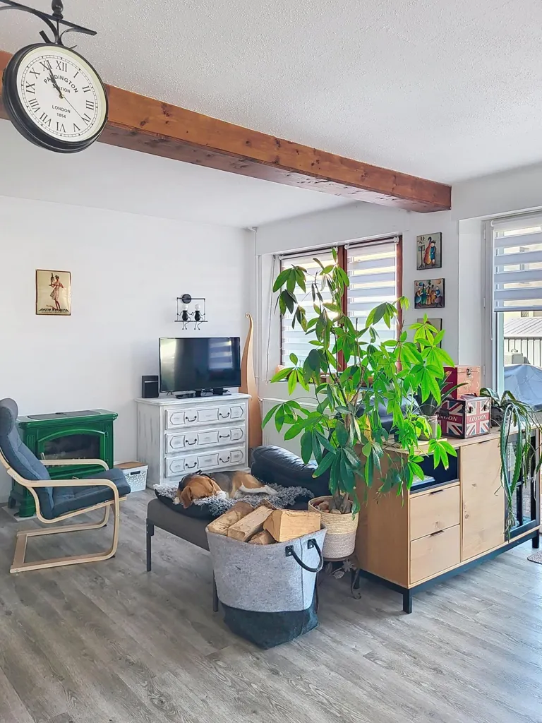 Living Room - Duplex House with Terrace in Ensisheim