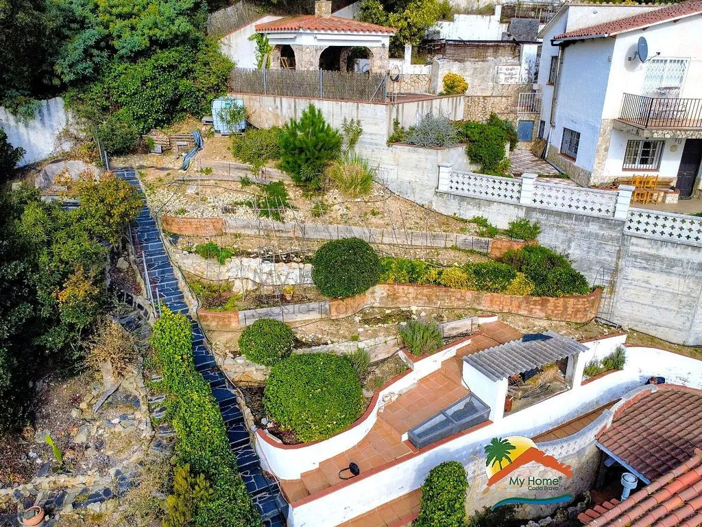Vue aérienne - Chalet with Sea and Mountain Views in Lloret Blau