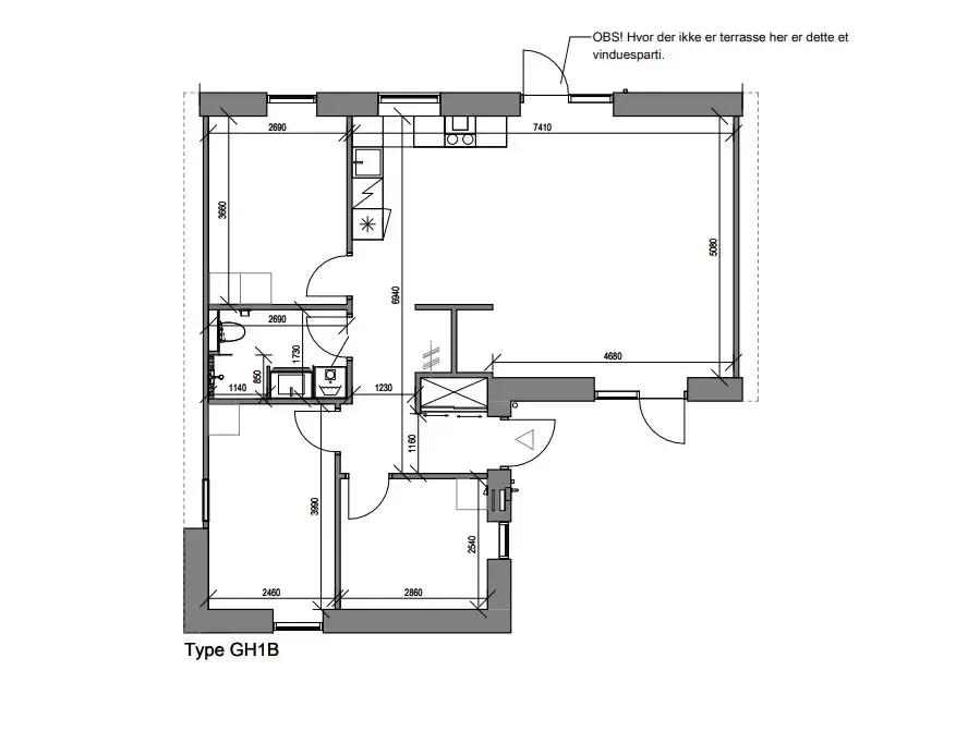 Plaan - Terraced House with Terrace in Kolding